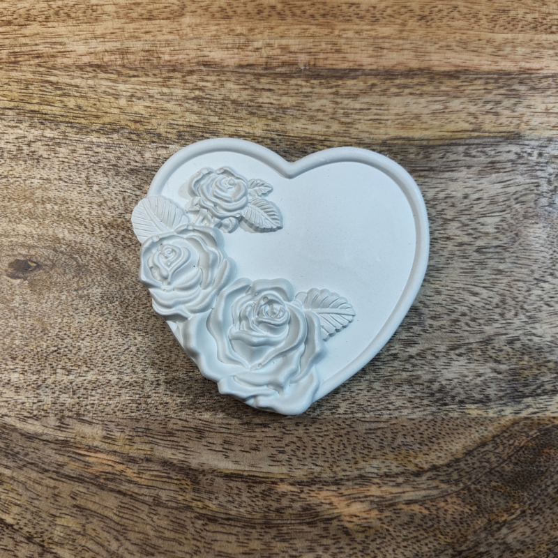 Serce z motywem kwiatowym